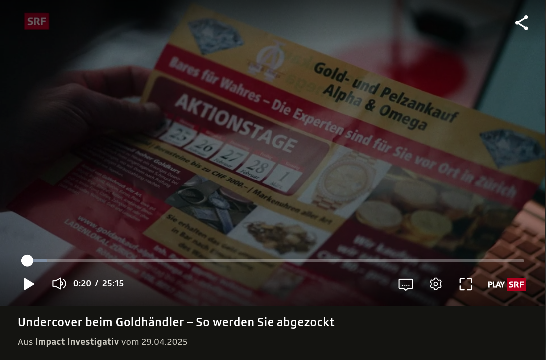 Undercover beim Goldhändler - So werden Sie abgezockt
